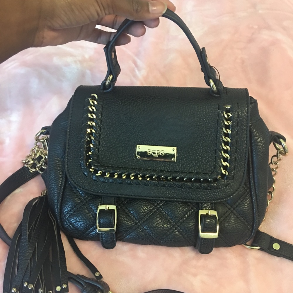 Black and Gold BCBG Cross-body